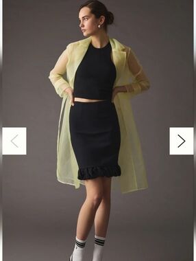 Maeve Bubble Hem Pencil Skirt
